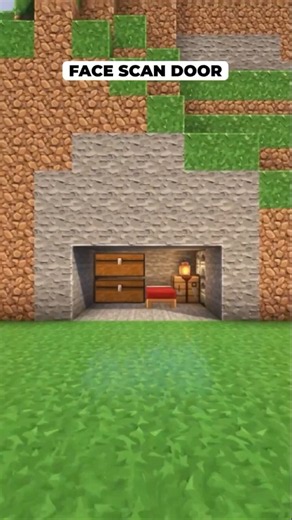 #How to build a face scan 🚪 in Minecraft😱 #minecraft #gaming #shorts #Dxdplayz