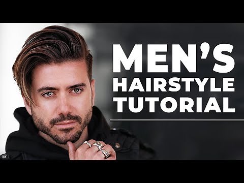 Men's Hairstyle Side Swept Tutorial | Men's Hairstyle 2018 | ALEX COSTA