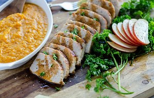 Instant Pot Pork Tenderloin with Sweet Potatoes