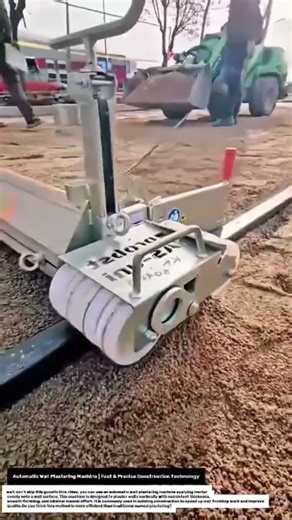 Automatic Wall Plastering Machine | Fast & Precise Construction Technology.