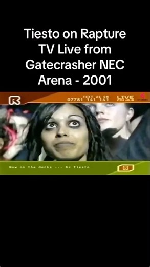 Rapture TV Live from @gatecrasher_official NEC Arena 2001, with @tiesto playing Strange World by @mikepushofficial #trance #trancemusic #rapturetv #tiesto | DJ Jack Phillips