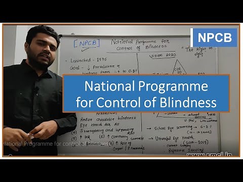 National Programme for control of blindness [NPCB]