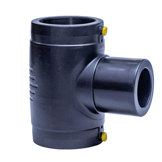 EF HDPE SDR7.4 Electric Fusion High Quality 200mm Reducing Tee Pipe Fittings Smooth High Pressure Water Supplies Casting