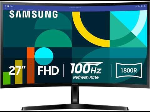 Samsung 27" Essential S3 Curved Monitor Review | 100Hz FHD (2024)