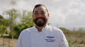Chef Jason Yamaguchi was born in Los Angeles and raised on the island of O‘ahu. From an early age, he had the opportunity to work with Chef Roy Yamaguchi at various Roy’s locations around California. Yamaguchi went on to work alongside other noted culinary greats such as Michelin-starred Chef Michael Mina and Hawaii’s own Chris Garnier of Roy’s Restaurants. He returned to Hawai‘i after 22 years spent gaining experience on the U.S. mainland and is now the executive chef and visionary of Honolulu’