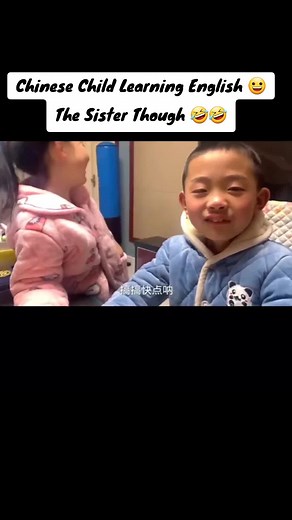 Chinese Child Learning English: A Humorous Journey