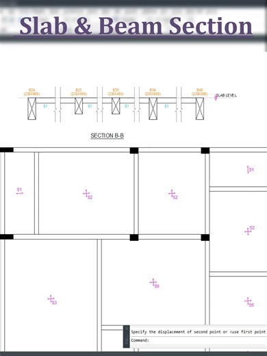 📐 Automated Slab and Beam Section Generation