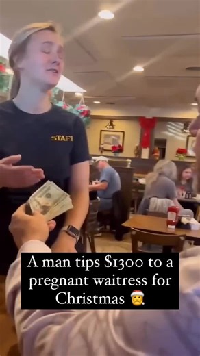 Love this 😭Let's bring this back. Last year Mr. Carmen and friends pooled money together to surprise this waitress, who later told local media it was incredibly helpful as a single mom who needed to take time off for wrist surgery after giving birth. ❤️ #tbt