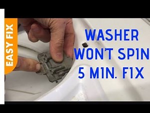 ✨ Whirlpool Washer Isn't Spinning - Easy DIY Fix ✨