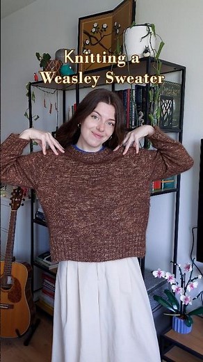 Knit a Weasley-inspired sweater with me!🍂☕️