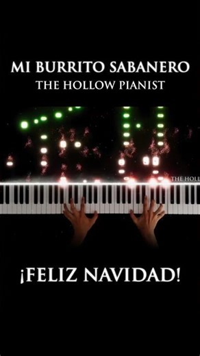 ⬆️ Mi Burrito Sabanero [Villancico Piano] | The Hollow Pianist