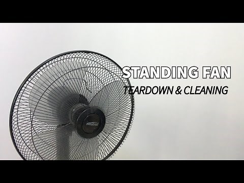 Standing Fan - How to Deep Clean a Dusty Fan & Maintain it (Easy)