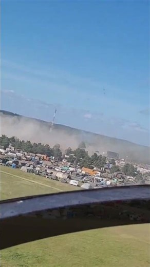 Helicopter Flying INSANELY LOW Over Crowd!