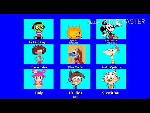 The LX Cartoons Movie DVD Menu