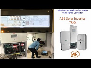 ABB Solar Inverter TRIO VFD Ongrid Communication Rs485 Local and Remote Monitoring