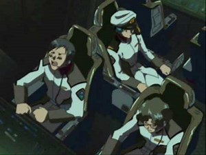 Male anime characters sneezing