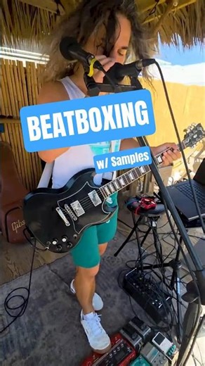 Making Beats | #beatbox #80s #guitar