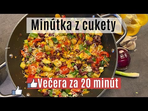 Rýchla a chutná cuketová panvica. Minútka z cukety. Cuketové špagety. Večera za 20 minút.