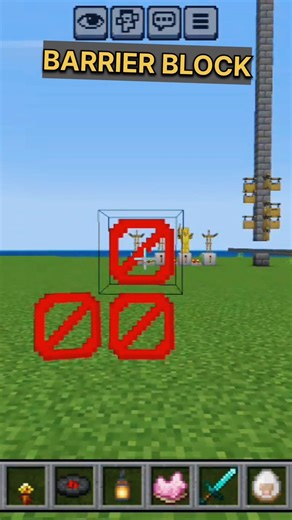 Minecraft Secret: Invisible Block Command! 😱 #minecraft #shorts