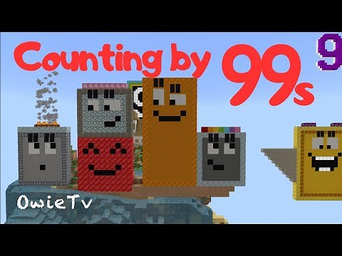 Counting by 99s Song | Minecraft Numberblocks Counting Songs | Skip Counting Songs for Kids