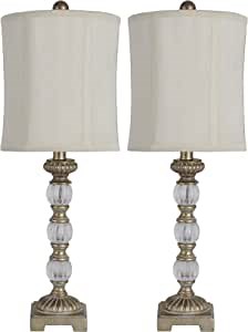 Decor Therapy MP1128 Raven Table Lamps, 2 Count