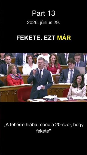 „A fehérre hiába mondja 20-szor, hogy fekete” 🖤🤍