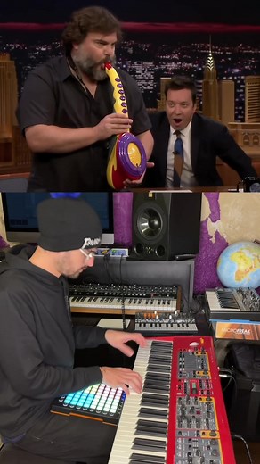 Jack Black Sax A Boom Remix | Jimmy Fallon