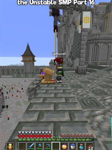 I Ran for King on the Unstable SMP Part 16 #fyp #minecraft #parrot