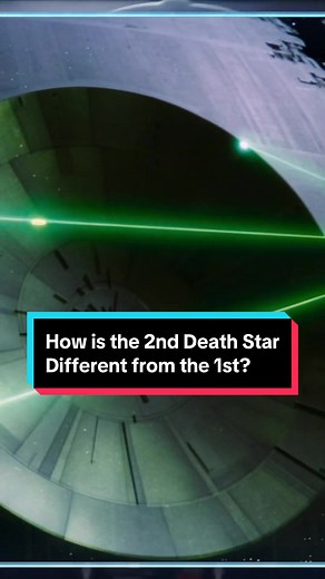 How is the 2nd deathstar different from the 1st? #starwars #starwarsfan #books #booktok #darthvader #lukeskywalker #reels #shorts #clip