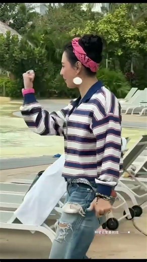 Cecilia Cheung's Vibrant Energy in Atlantis Sunlight