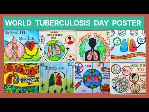 WORLD TB DAY DRAWING EASY STEPS / WORLD TUBERCULOSIS DAY POSTER DRAWING/ HOW TO DRAW WORLD TB DAY/ 