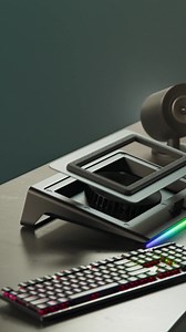 Stay cool when things heat up with a smart stand that dynamically controls fan speeds based on your laptop’s temperature. | Razer