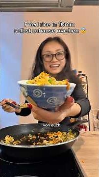 Cook Chinese food in 10 minutes!😳 Easy Fried Rice