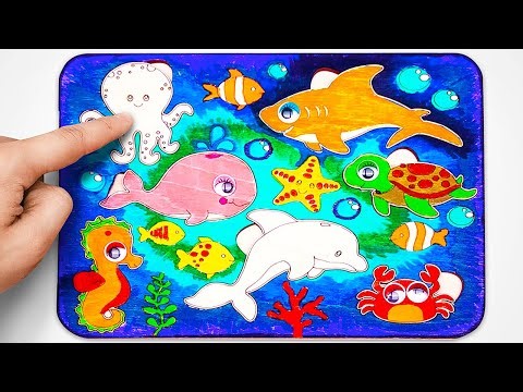 Live 🔴 Best Learning Animals and Colors with Activity Puzzle | Preschool Toddler Toy Learning Video