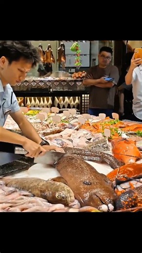 Amazing Giant Fish Cutting Skills | Fresh Seafood Market | Most Satisfying Fish Cutting #shorts