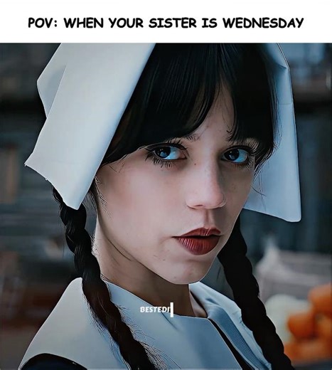 When your sister is Wednesday 💀🔥| Wednesday | movie edit | AL NACER #shorts #edit