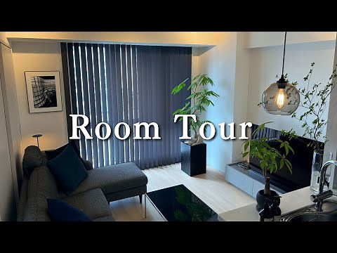 [Room tour] Room introduction for living alone｜Create a hotel-like room with modern interior