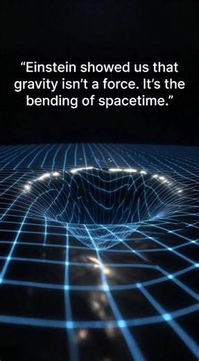 Mass Literally Bends the Fabric of Space #physics #shorts