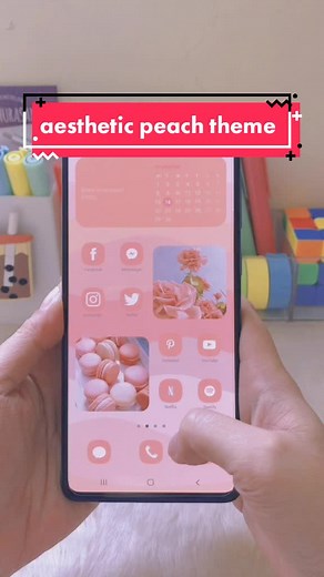 Create a Stunning Aesthetic Peach Theme for Your Samsung Galaxy A71