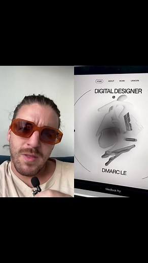 #duet with @Dmarc Le micro interactions are a great way to add a wow factor to your portfolio website as a designer or creative. This site is oozing with experience and I love it. Well done 👏 #Designtips #designtiktok #designtok #designersoftiktok #branding #digitaldesign #uxdesign #productdesign #graphicdesign #design #freelancedesigner #branddesigner #graphicdesigner #graphicdesigntips