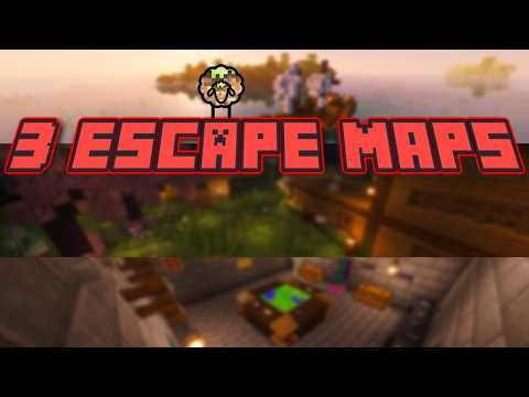 I played 3 Minecraft Escape Maps!