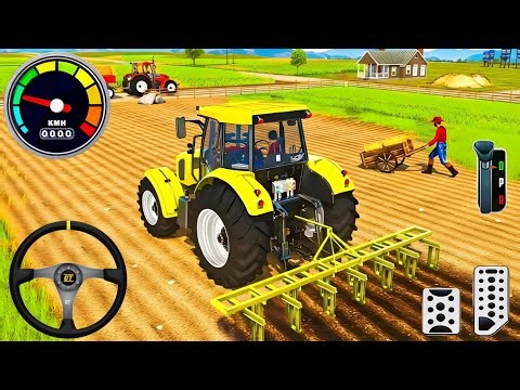 Modern Tractor Farming Driving Simulator 3D - New Tractor Games - Android Gameplay