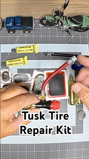 Tusk Motorcycle Tire Repair Trail Kit