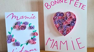 Tuto : comment fabriquer une carte en quilling pour la Fête des grands-mères ?