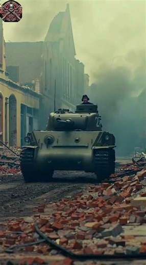 WW2 Armored Vehicle Ambush Destroys Passing Tank from a Ruined House | Precision Strike Scene #ww2