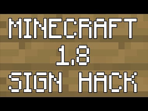 Minecraft - 1.8 Sign Hack (Sign Crash Player Kicker) - WiZARD HAX