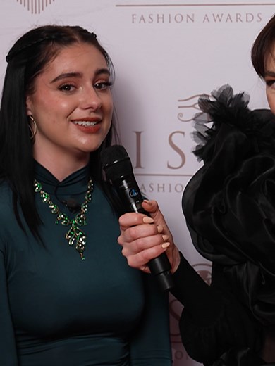 Autumn Noel at 2025 Isis Fashion Awards Red Carpet