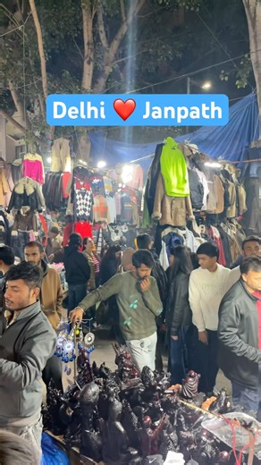 🛍️ Janpath Market Vibes | Delhi Street Shopping Raw Footage #Shorts