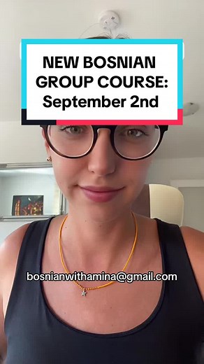 New Bosnian Language Group Course Starting on September 2nd