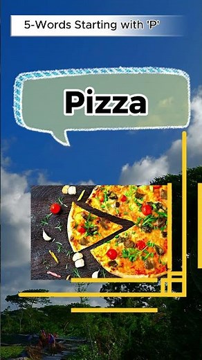 Letter P | 5-Words Starting with P | Vocabulary with Images